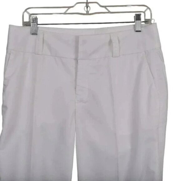 Roots Gold White Capri Pants Crop Size 0 - Picture 2 of 11